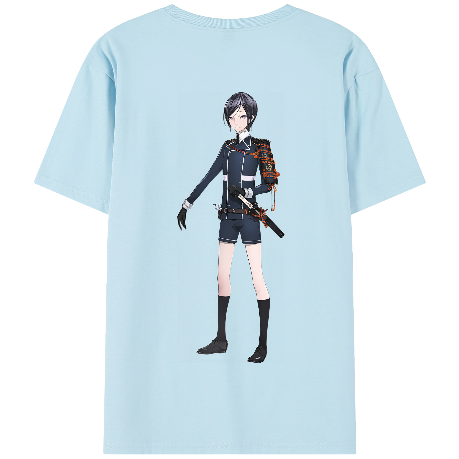 （画像用） 刀剣乱舞 Touken Ranbu 綿100％半袖Tシャツ（背面プリント）